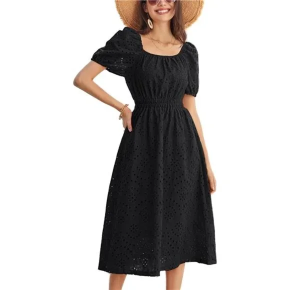 sachin and babi light blue dress Vaijal Women's Casual Half Slevve Square Neck Bodycorn Dress main image 0